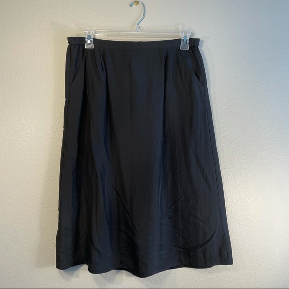 Tommy Bahama black Sand Piper Silk Skirt - Picture 4 of 11